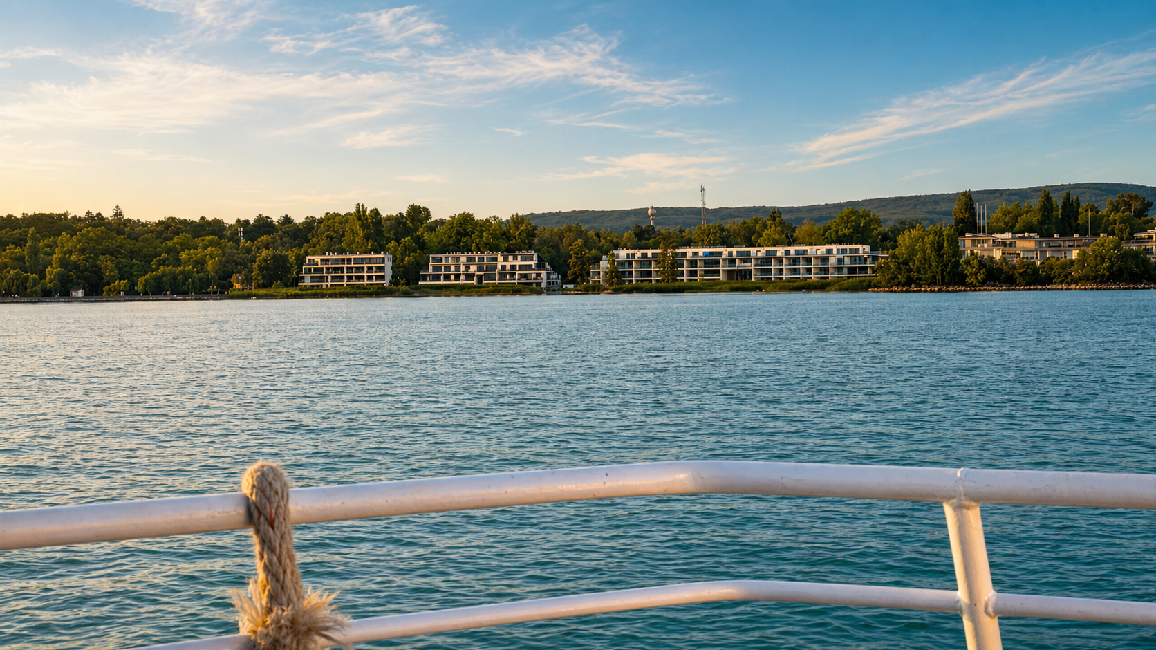 Lake Balaton from the water